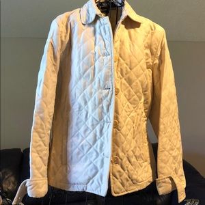 Ralph Lauren cream quilted jacket size small